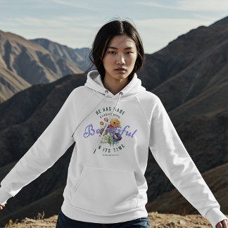 Camiseta Floral Watercolor Beautiful Scripture