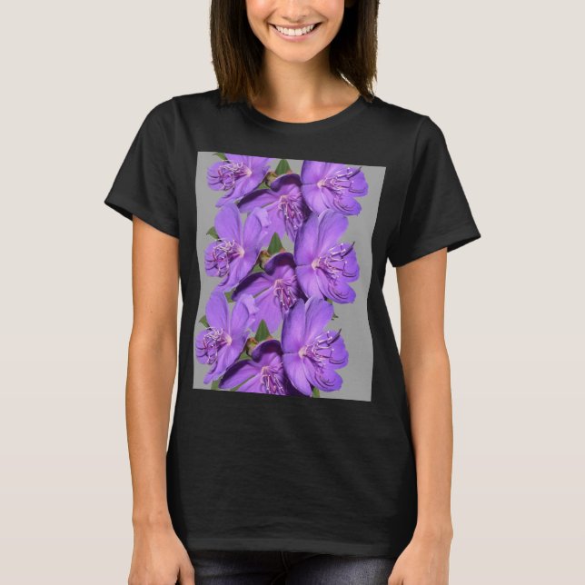 Camiseta FloralTShirt WomensModa EstilhamentoUsar Casual (Frente)