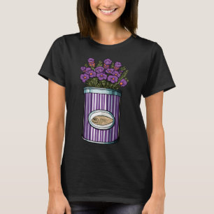 Camiseta FLORAS EM LATA DE ATUM DE SARDINHA - Margarida Rox