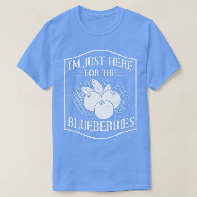 Camiseta Floreira de Airelas-Blueberry Farmer Bush Tree Muf (Frente do Design)