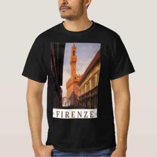 Camiseta Florença, Florença, Palazzo Vecchio, Itália Antiga