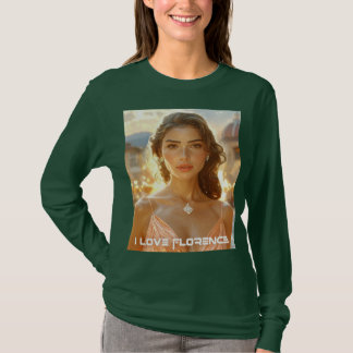 CAMISETA FLORENÇA - ITÁLIA - EU AMO FLORENÇA