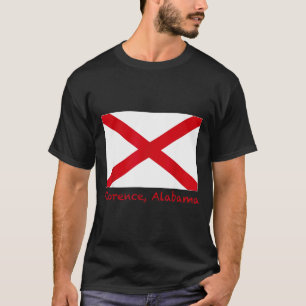 Camiseta Florence Alabama EUA Lembrança Bandeira do Estado 