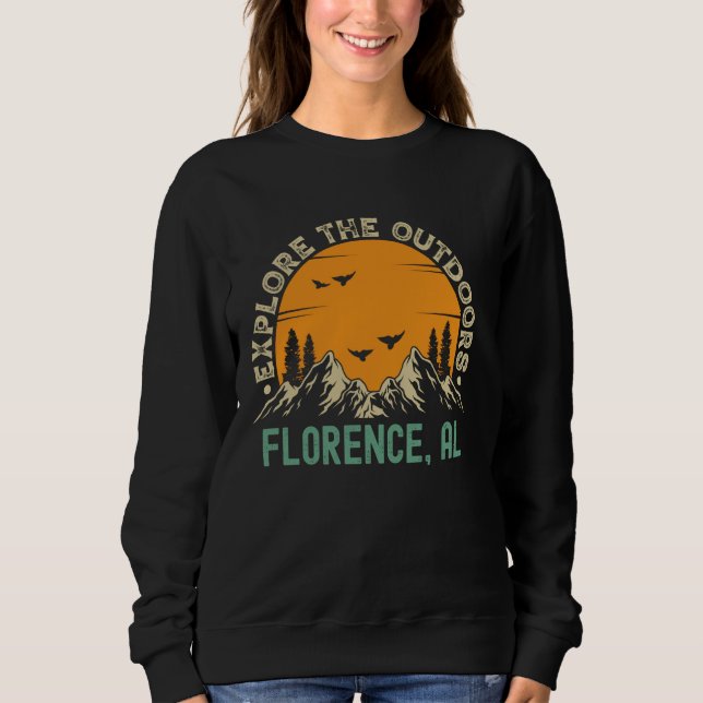 Camiseta Florence, Alabama - Explore o exterior (Frente)