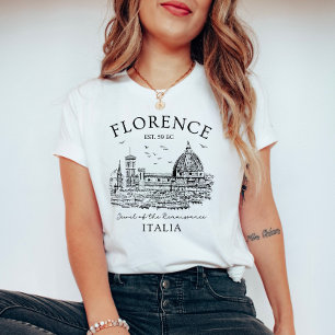 Camiseta Florence Itália - Firenze Souvenir Italiano