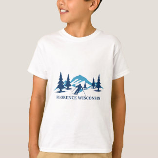 Camiseta Florence Wisconsin Ski Resort Skiing Skier 