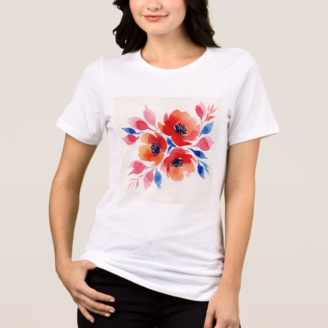 Camiseta Flores (Frente)