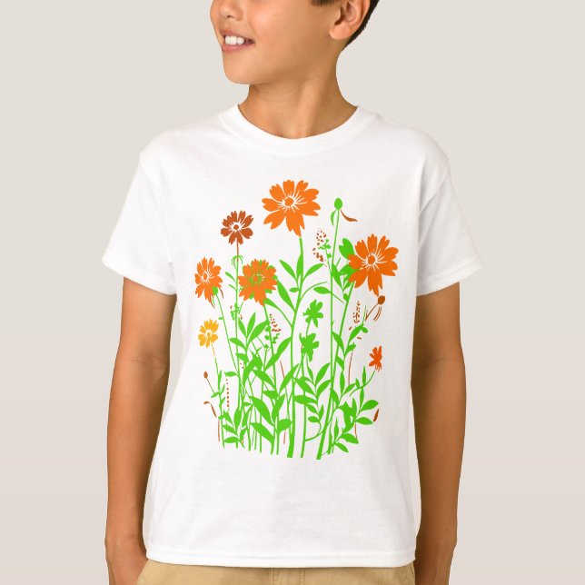 Camiseta Flores-79156 (Frente)