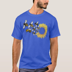 Camiseta Flores Abelhas Girassol