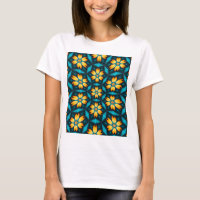 Flores Abstrato amarelas