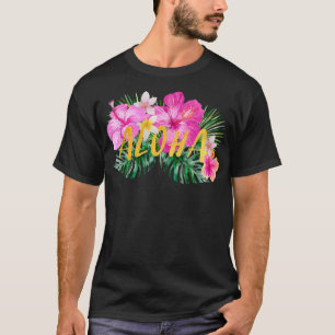 Camiseta Flores Aloha Hibiscus 
