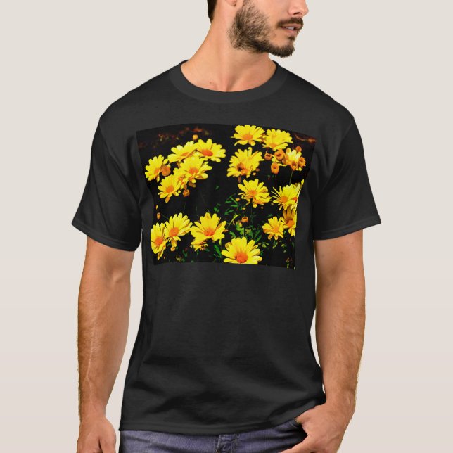 Camiseta Flores Amarelas (Frente)