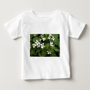 Camiseta Flores amarelas da violeta branca (viola