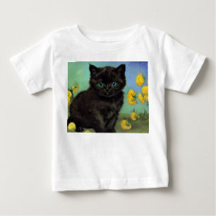 Camiseta Flores Amarelas de Gogh Pretas para Gogh