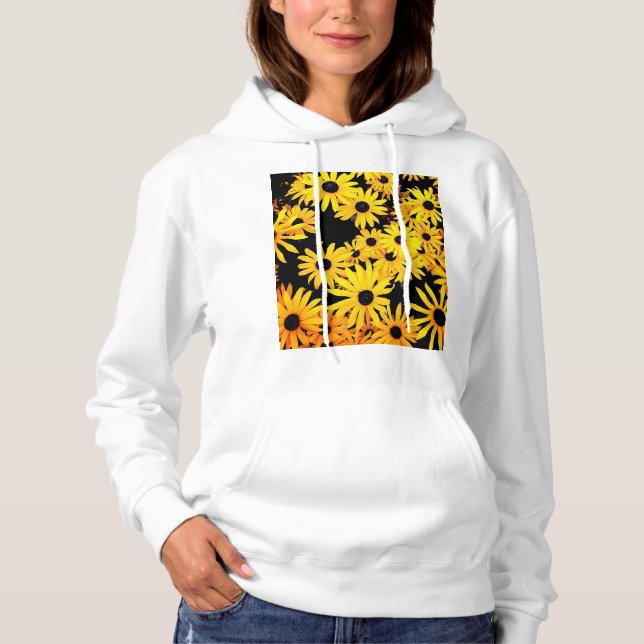 Camiseta Flores amarelas e pretas (Frente)