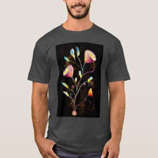 Camiseta Flores amarelas no espaço