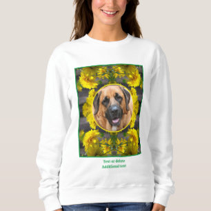 Camiseta Flores Ao Sol Criam Sua Própria Foto De Pet