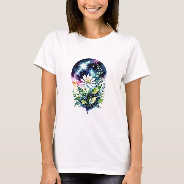 Camiseta Flores Astrais (Frente)