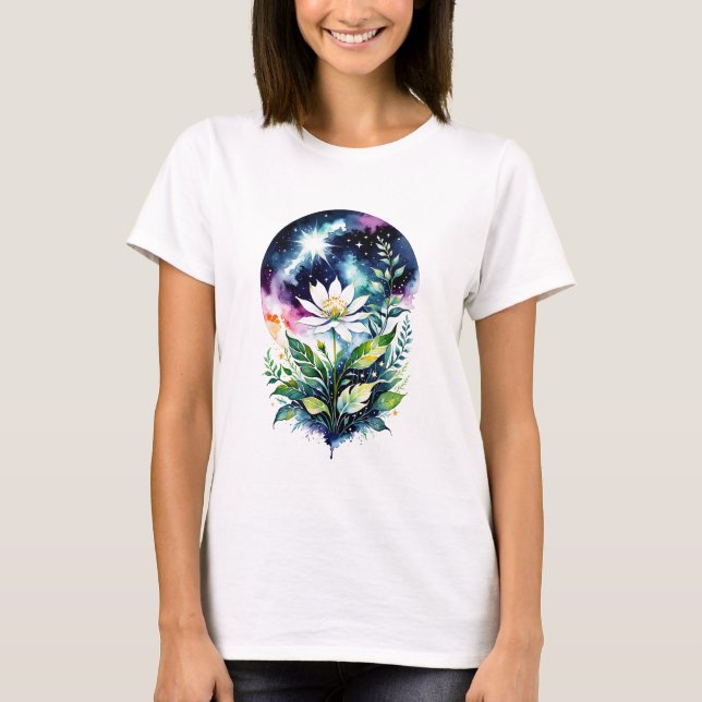 Camiseta Flores Astrais (Frente)