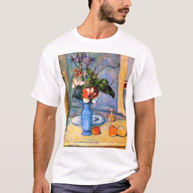Camiseta Flores Azuis, Paul Cezanne (Frente)