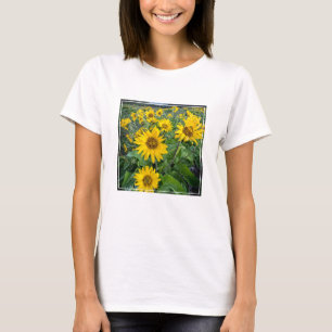 Camiseta Flores   Balsomroot Columbia River, Oregon