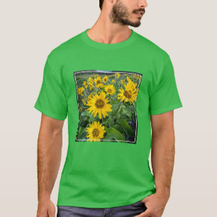Camiseta Flores   Balsomroot Columbia River, Oregon