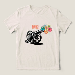 Camiseta Flores Bang