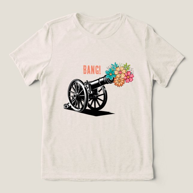 Camiseta Flores Bang (Design frontal)