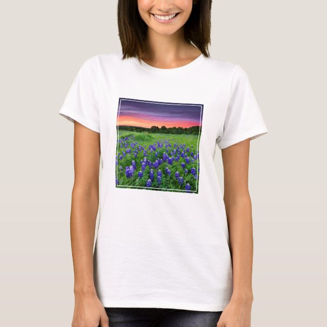 Camiseta Flores | Bluetooth no Texas Sunset (Frente)