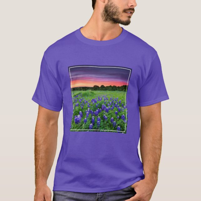 Camiseta Flores | Bluetooth no Texas Sunset (Frente)