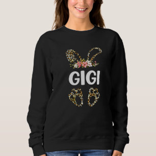 Camiseta Flores bonitas da mãe de Leopard Gigi Páscoa