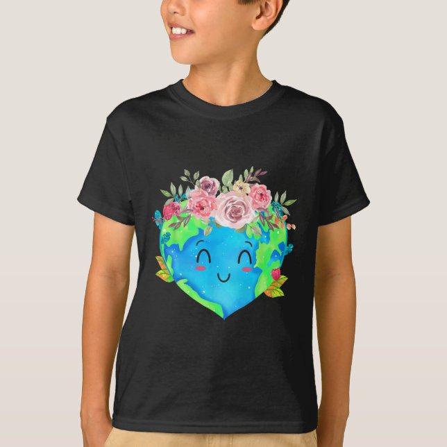 Camiseta Flores Bonitas do Planeta Primavera da Natureza e  (Frente)