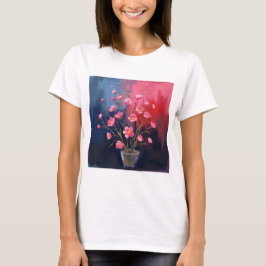Camiseta Flores Bonitas Em Um Vaso