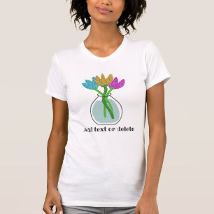 Camiseta Flores bonito