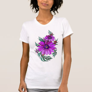 Camiseta Flores bonitos 10a do art deco