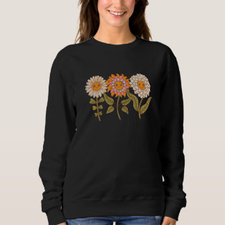 Camiseta Flores Botânicas Gráficas Retrô Jardim Planta Lo