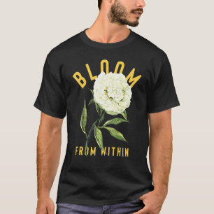 Camiseta Flores Botânicas Selvagens De Plantas De Jardim De