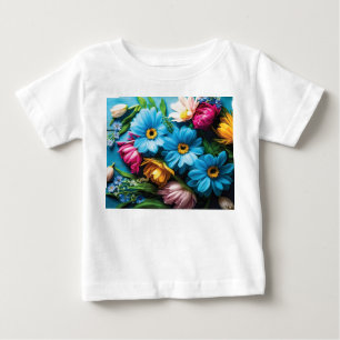 Camiseta Flores Coloridas
