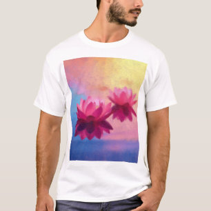 Camiseta Flores Coloridas de Abstrato Lotus