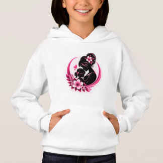 Camiseta Flores Cor-de-Rosa Elegantes Maternidade Amor Mulh