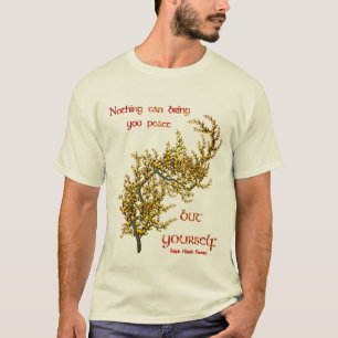 Camiseta Flores - Cotação de Paz Interna Inspiracional