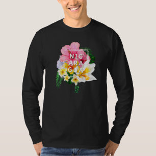 Camiseta Flores Da Nicarágua Floral Nicarágua