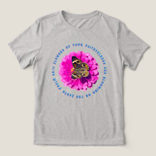 Camiseta Flores da Sua Fidelidade Borboleta & Flor