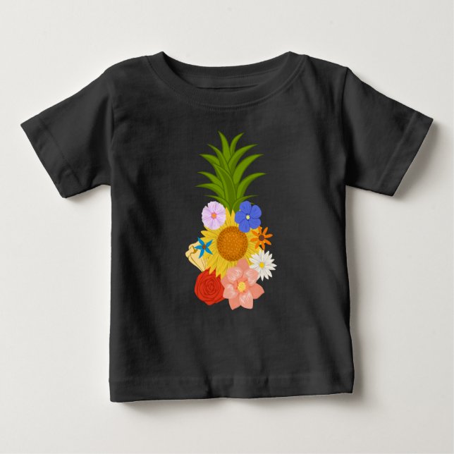 Camiseta Flores de Abacaxi (Frente)