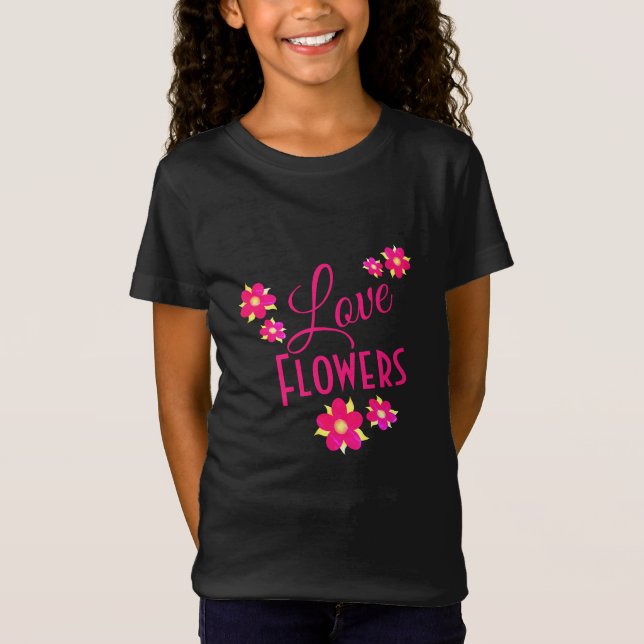Camiseta Flores de Amor (Frente)