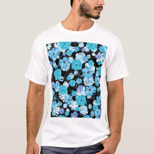 Camiseta Flores De Aquarela: Uma Tapeçaria Delicada