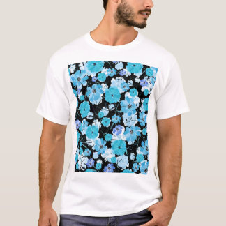 Camiseta Flores De Aquarela: Uma Tapeçaria Delicada