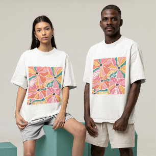 Camiseta Flores de Boho Apaixonam-se por Si Mesmas