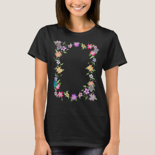 Camiseta Flores De Borboletas Blooms Borboletas Florais Flo
