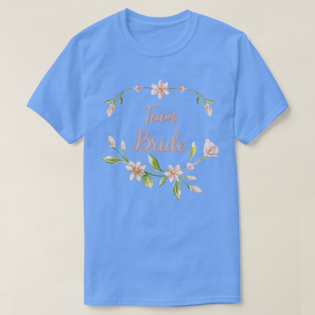 Camiseta Flores de Bride Equipe (Frente do Design)